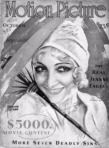 Bessie Love Motion Picture magazine cover 6507-11