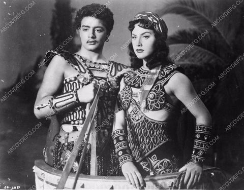 Leonora Ruffo Gino Cervi in their chariot film The Queen of Sheba 6507-18