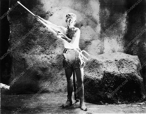 silent film unknown with imp or devil with pitchfork character 6522-11
