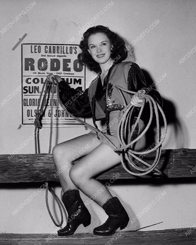 sexy cowgirl Gloria Jean promotes Leo Carrillo's Rodeo 6549-35
