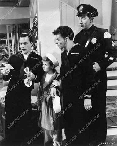 Kathryn Grayson Frank Sinatra and cast film Anchors Aweigh 6614-14