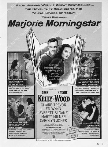 ad slick Natalie Wood film Marjorie Morningstar 6632-20