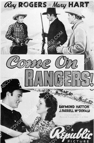ad slick Roy Rogers Mary Hart film Come On Rangers 6697-06