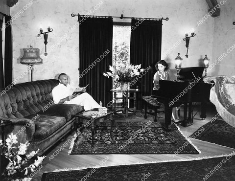 William Boyd and wife relaxing at home 6720-04