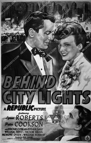 ad slick Peter Cookson Lynne Roberts film Behind City Lights 6774-05