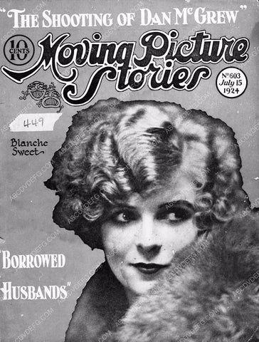 Blanche Sweet Moving Picture Stories magazine cover 6833-07