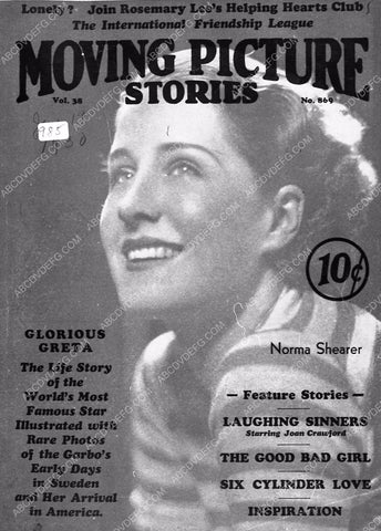 Norma Shearer Moving Picture Stories magazine cover 6833-11