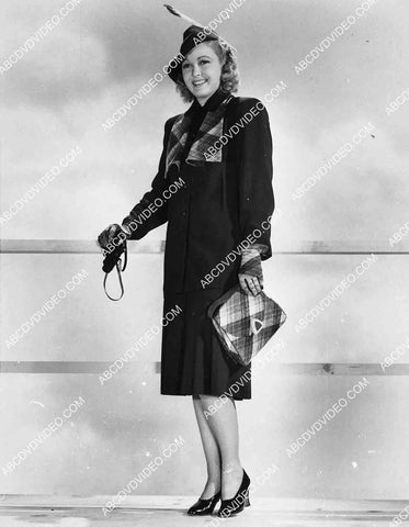 Cecilia Parker wardrobe fashion w binoculars portrait 6851-012