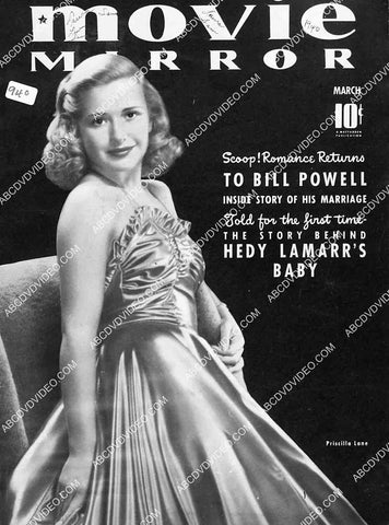 Priscilla Lane Movie Mirror magazine cover 6861-001