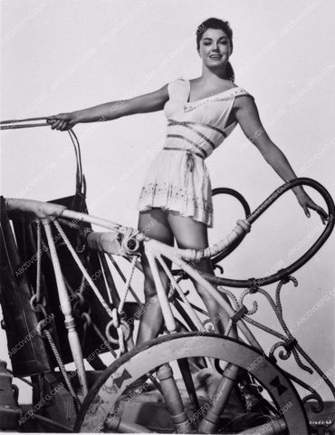 Esther Williams in toga and chariot film Jupiter's Darling 6863-09