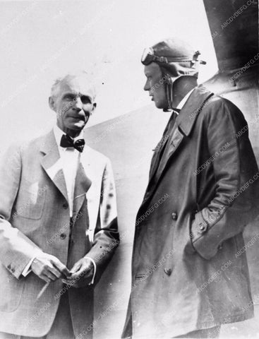 news photo Henry Ford industrialist and Charles Lindberg aviator 6863-25