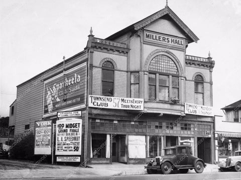 c 1937 historic Los Angeles Highland Park Millers Hall 6863-27