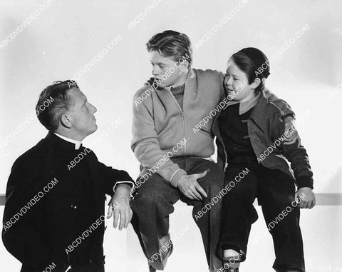 Spencer Tracy, Mickey Rooney, Bobs Watson portrait film Men of Boys Town 6874-015
