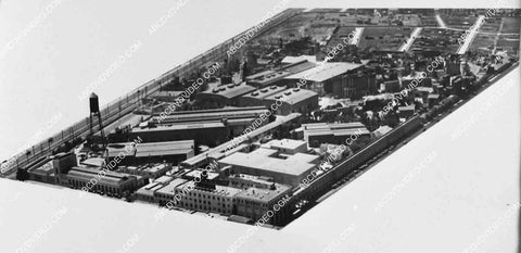 aerial cutout shot MGM Studios and backlot 6877-032