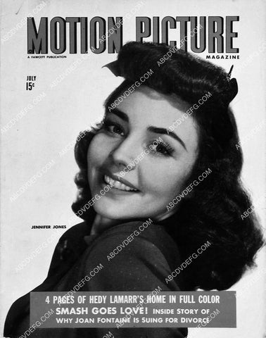 Jennifer Jones Motion Picture Magazine cover 6886-30