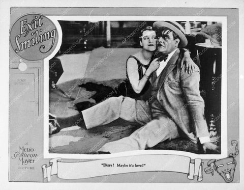 Beatrice Lillie Harry Myers silent film Exit Smiling 6902-01