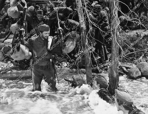 Robert Young wading through the river film Northwest Passage 6928-22