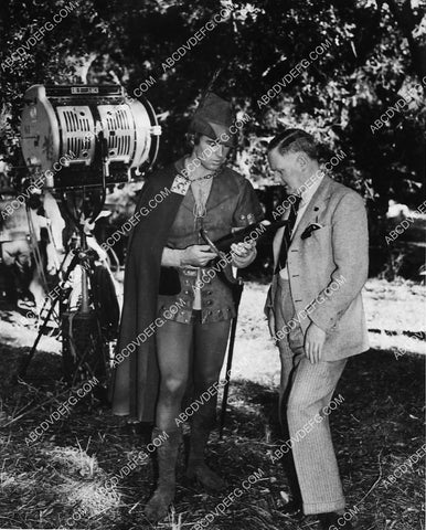 candid Patric Knowles on location film The Adventures of Robin Hood 6942-20