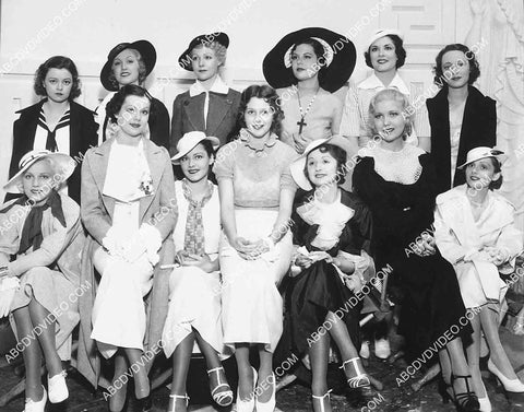 WAMPAS baby stars Judith Allen, Betty Bryson, Jean Carmen, Helen Cohan, Dorothy Drake, Jean Gale, Hazel Hayes, Ann Hovey, Lucille Lund, Lu Ann Meredith, Gigi Parrish, Jacqueline Wells, Katherine Williams 6943-012