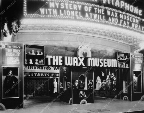 Vitaphone Theatre cool horror display film Mystery of the Wax Museum 7033-24