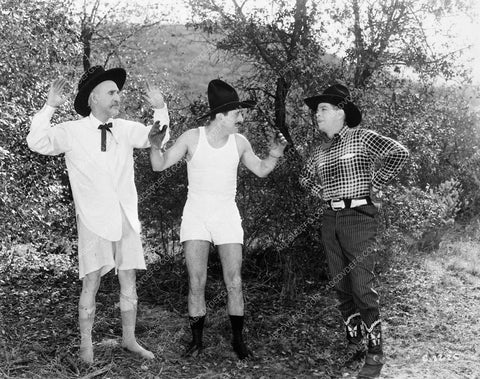 Hoot Gibson two guys stripped down to their garters Winged Horseman 7231-23