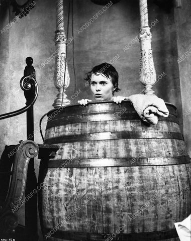 Jean Seberg taking a bath in a barrel film The Mouse That Roared 7249-04