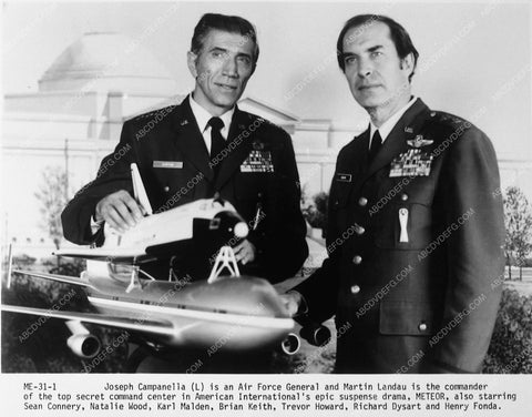 Joseph Campanella Martin Landau sci-fi film Meteor 7265-08