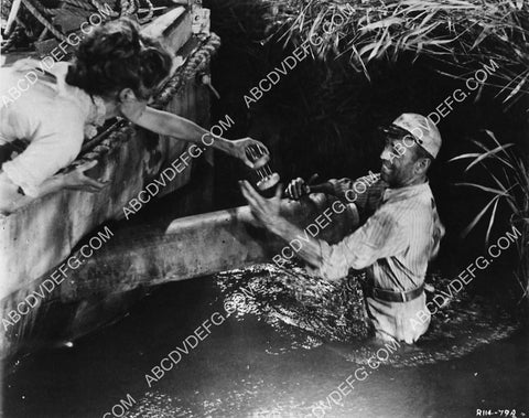 Katharine Hepburn Humphrey Bogart film The African Queen 7356-05