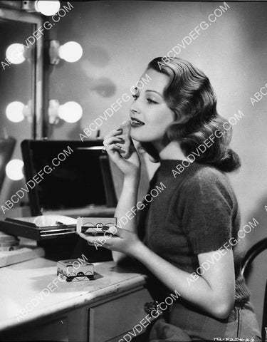 June Lang getting ready at her makeup table 7356-21