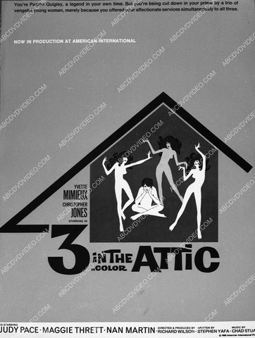 Yvette Mimieux film Three in the Attic 7391-01