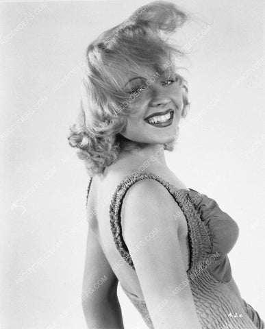 beautiful Anne Jeffreys sexy in new swimsuit w hair blowing in the wind 7541-16