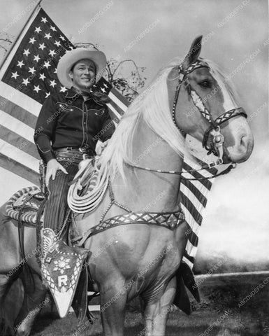 cool patriotic Roy Rogers and Trigger 7600-01