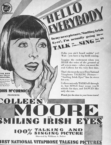 Colleen Moore add slick film Smiling Irish Eyes 7676-01