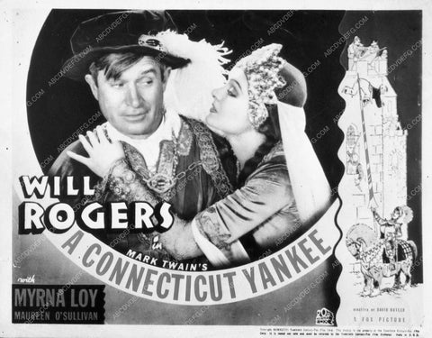 ad slick Will Rogers A Conneticut Yankee 7883-27