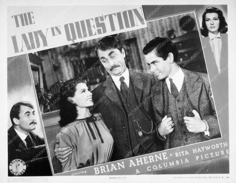Rita Hayworth Glenn Ford film The Lady in Question 7972-19