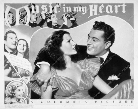 Rita Hayworth Tony Martin film Music in My Heart 7972-20