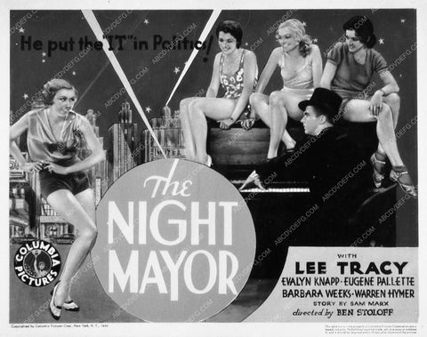 Lee Tracy Evalyn Knapp film The Night Mayor 7972-33