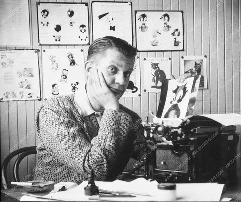 Mike Maltese animator in his office 8109-20