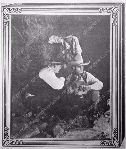 cowboy western star Tom Mix silent film scene 810tmi-25