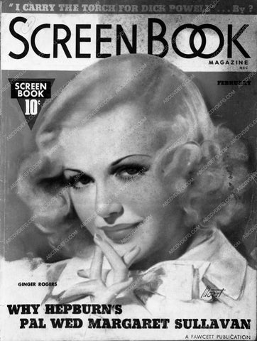 ScreenBook Magazine February 1937 Ginger Rogers 8129-22