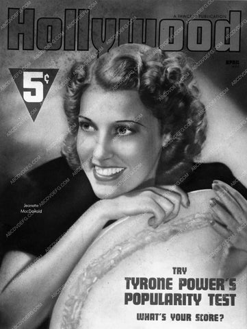 Hollywood Magazine April 1938 Jeanette MacDonald 8129-25