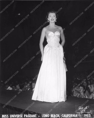 1953 Miss Germany Christel Schaack in Miss Universe contest 81bx01-110