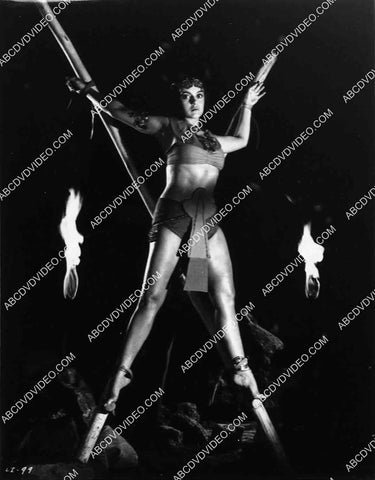 beautiful Liliane Montevecchi to burned at the stake film The Living Idol 8201-22