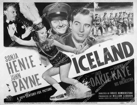 Sonja Henie John Payne film Iceland 8213-4