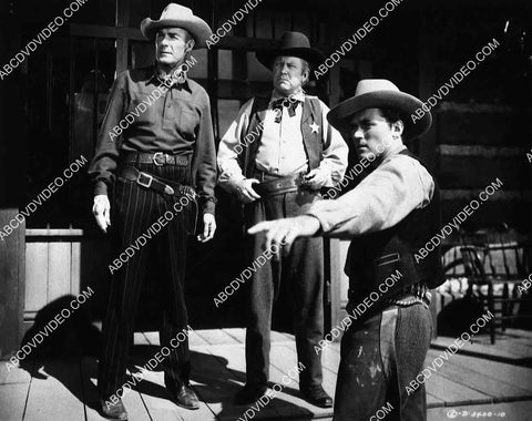 Randolph Scott and cast film Coroner Creek 8233-3