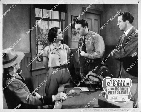 Polly Ann Young George O'Brien film The Border Patrolman 8274-14