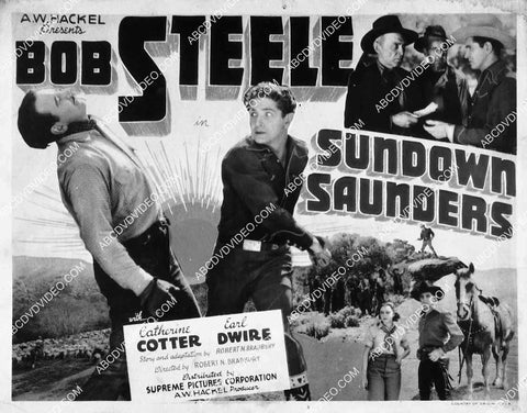 Bob Steele film Sundown Saunders 8274-18