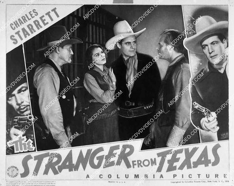 Lorna Gray Charles Starrett film The Stranger from Texas 8274-20