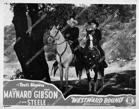 Ken Maynard Hoot Gibson film Westward Bound 8274-27