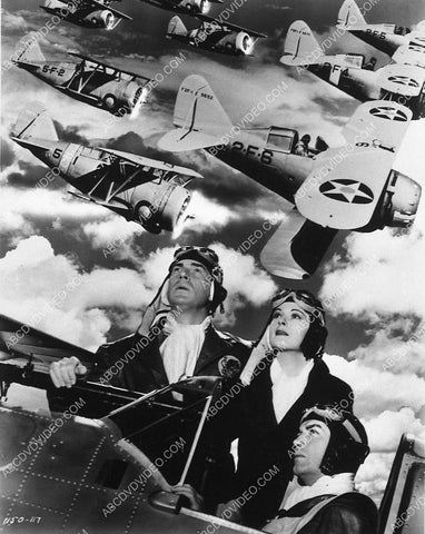 cool aviation shot Robert Taylor Ruth Hussey film Flight Command 8513-24